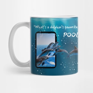 Dolphin riddle 3d Mug